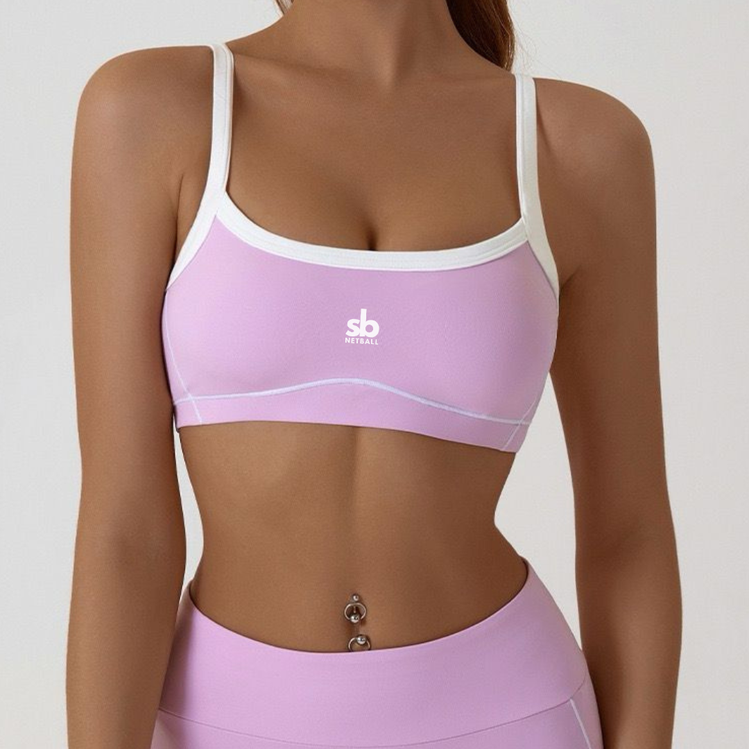 Shorts SPORT - PINK/WHITE