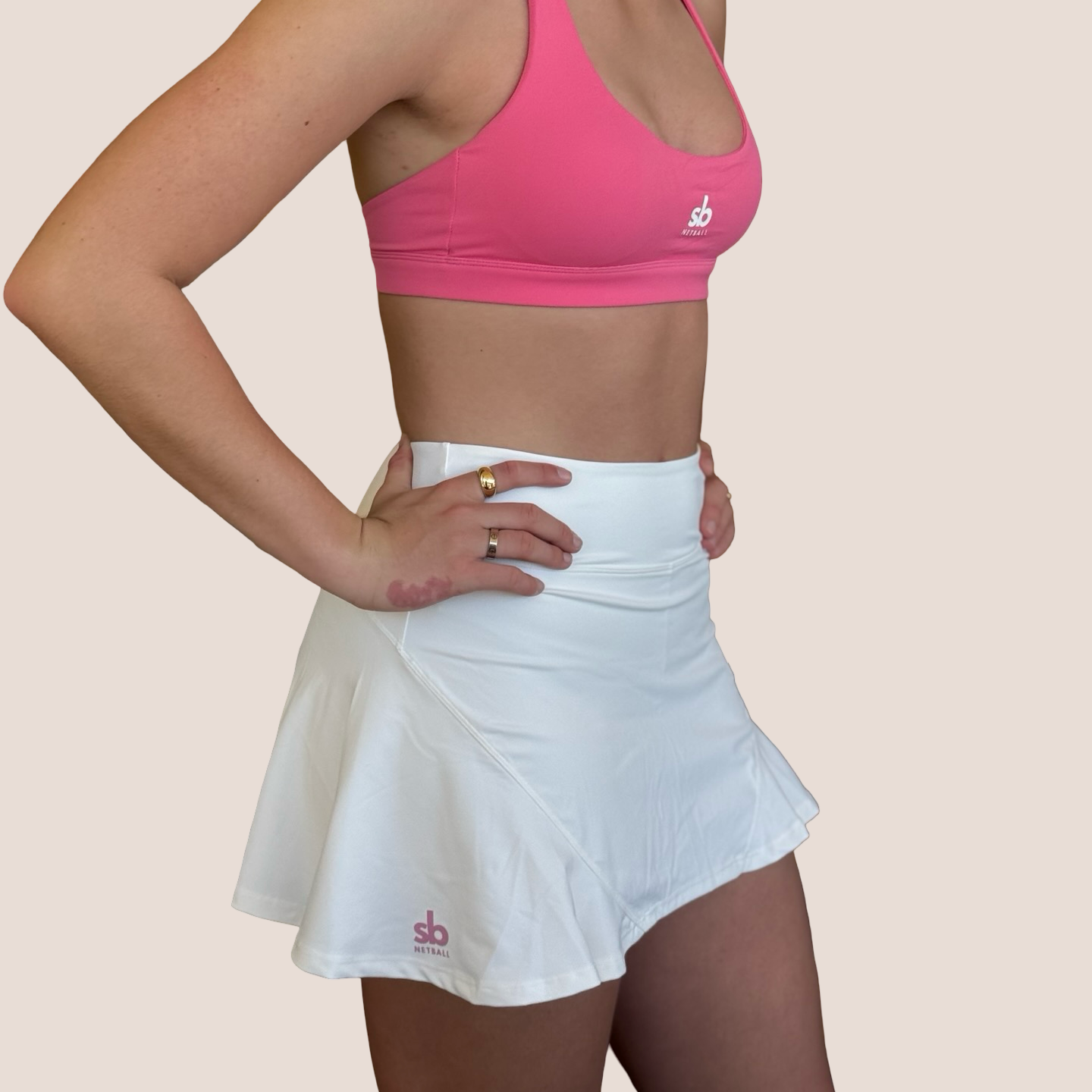 Umpire Skort - Seamed WHITE
