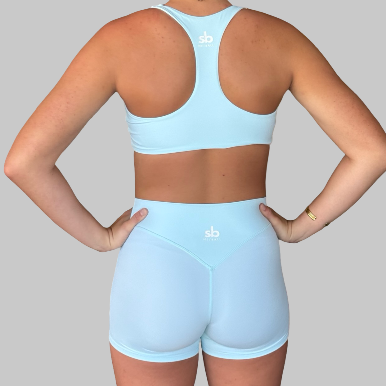 Set - SPORTS - RACER BACK - Light Blue