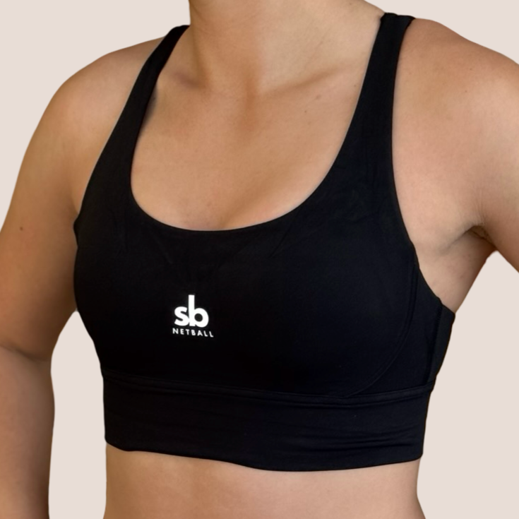 Crop SPORT - CROSS BACK - Black