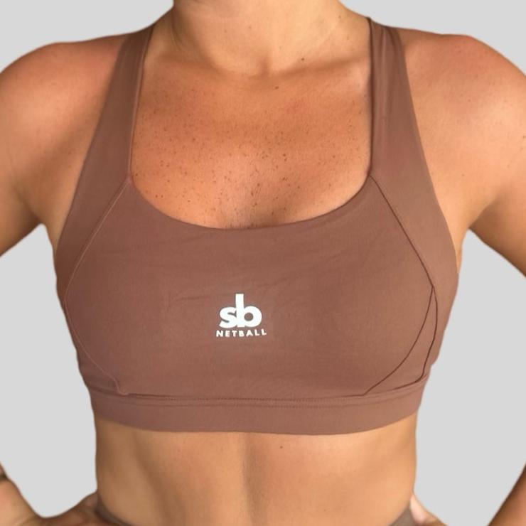 Crop SPORT - LIGHT BROWN