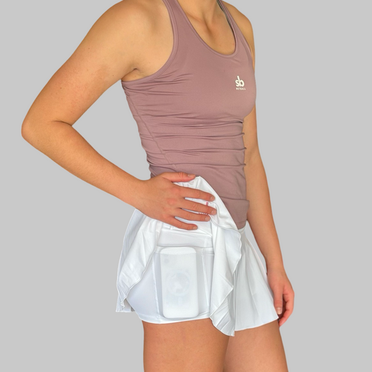 Umpire Skort - FLARED WHITE