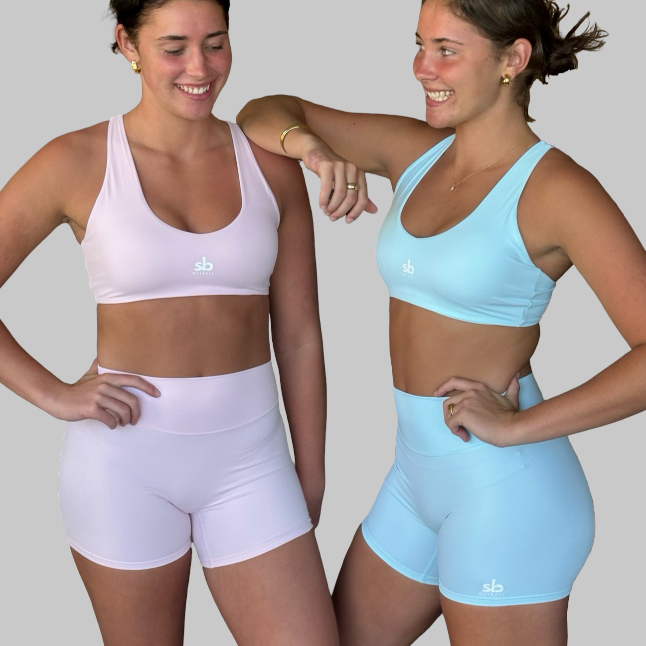 Set - SPORTS - RACER BACK Light Pink