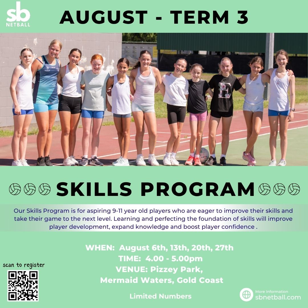 9-11yrs SKILLS PROGRAM - AUGUST TERM 3