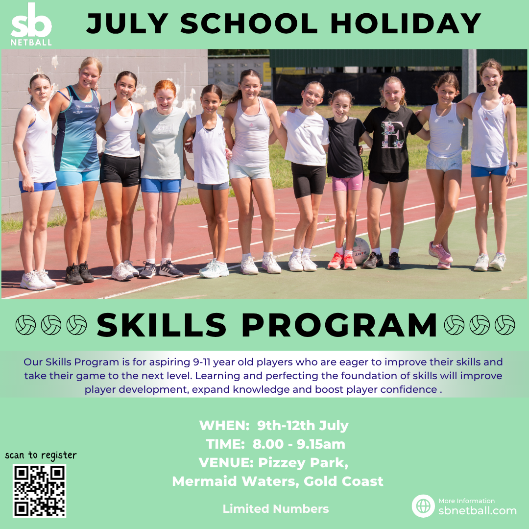 9-11yrs SKILLS PROGRAM - JULY SCHOOL HOLIDAYS