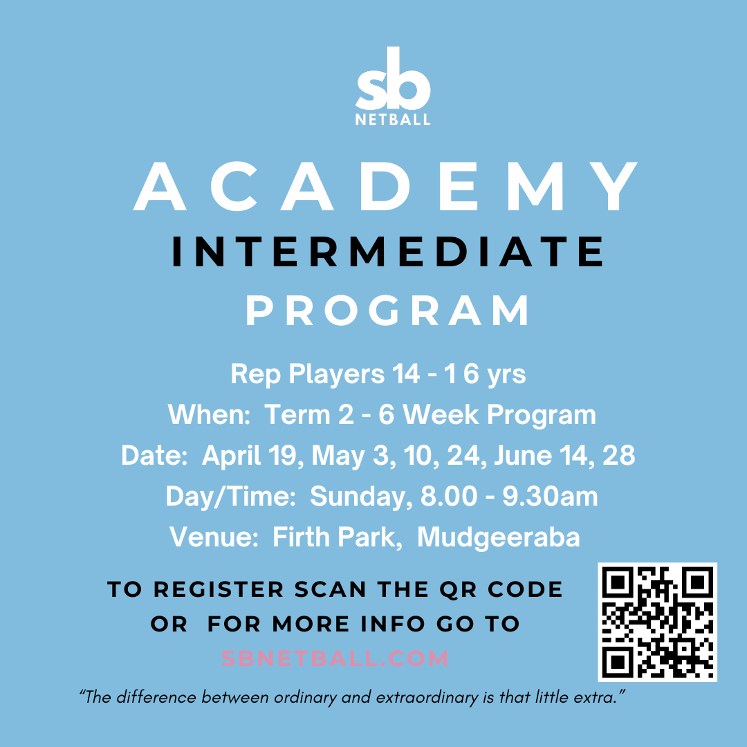 SB NETBALL ACADEMY - INTERS Term Two