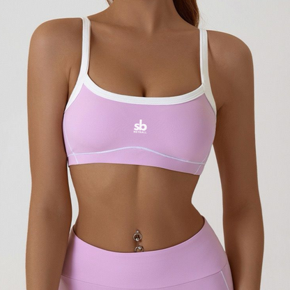 Shorts SPORT - PINK/WHITE