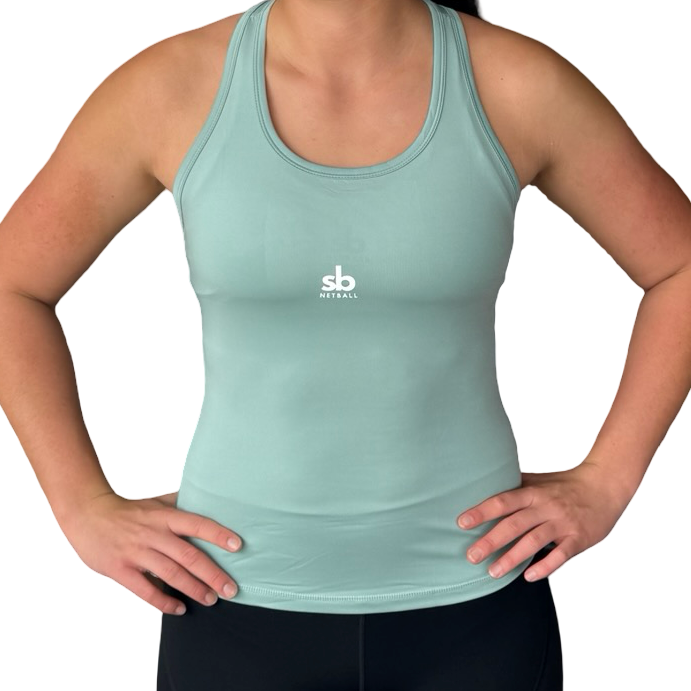 Singlet TIGHT FIT - Sage Green