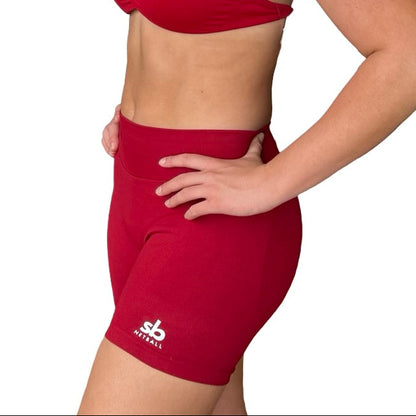 Shorts SCRUNCH GYM - CHERRY RED