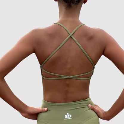 Gym Crop - OLIVE GREEN