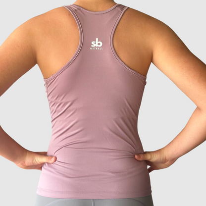 Sports Singlet - DUSKY PINK