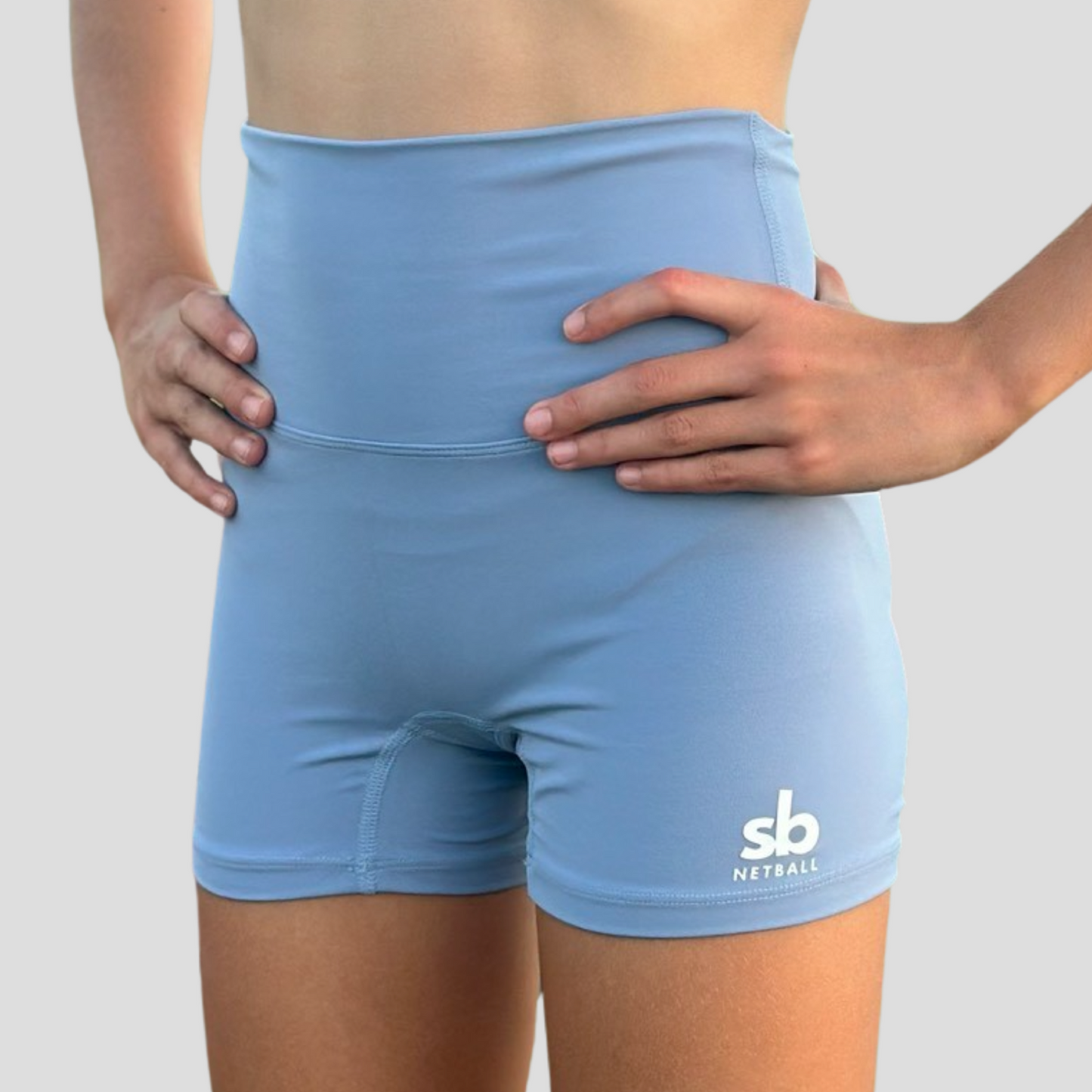 Sports Shorts JUNIOR - LIGHT BLUE