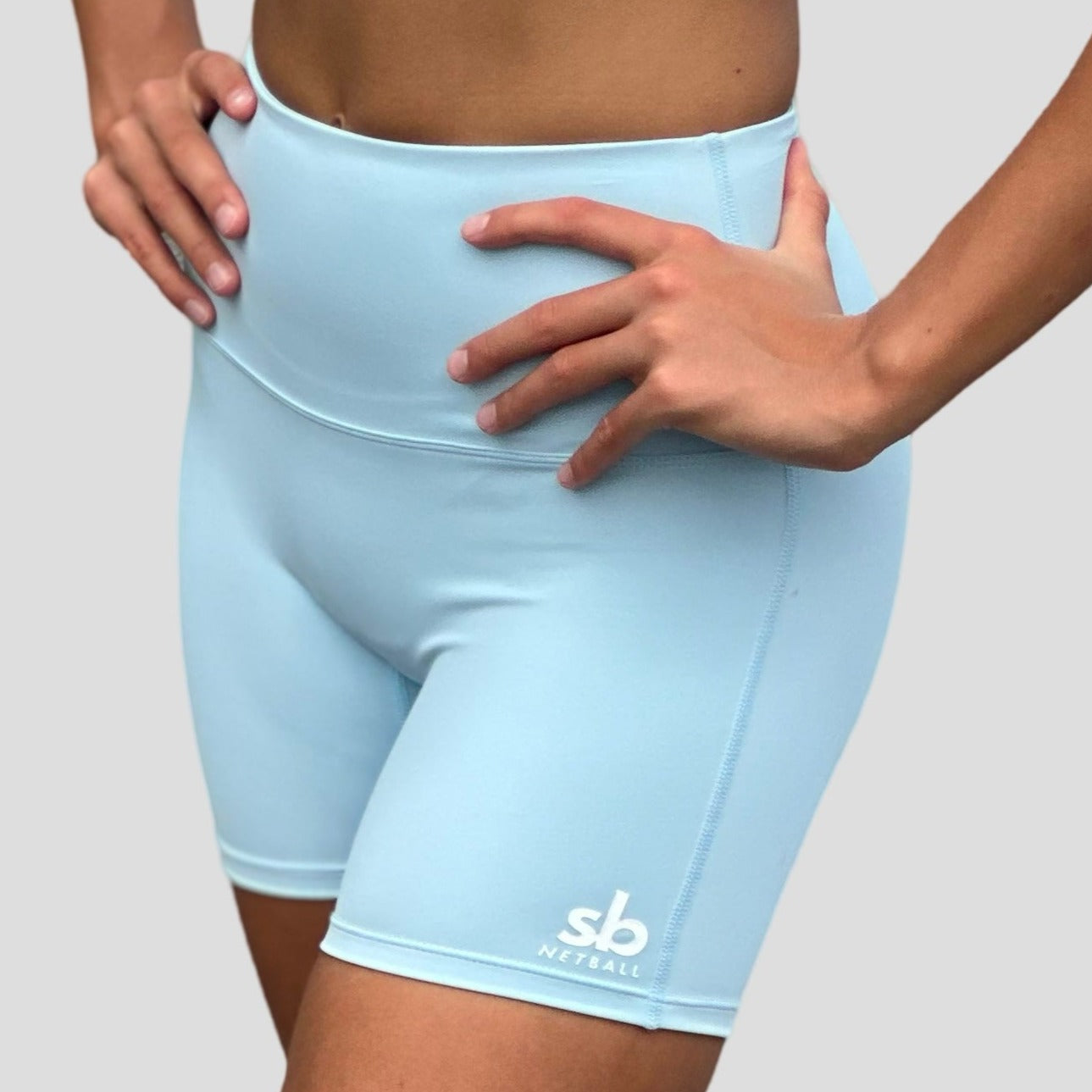 Sports Shorts - Scrunch LIGHT BLUE