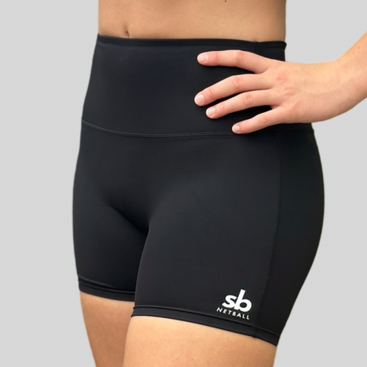 Sports Shorts - Scrunch BLACK