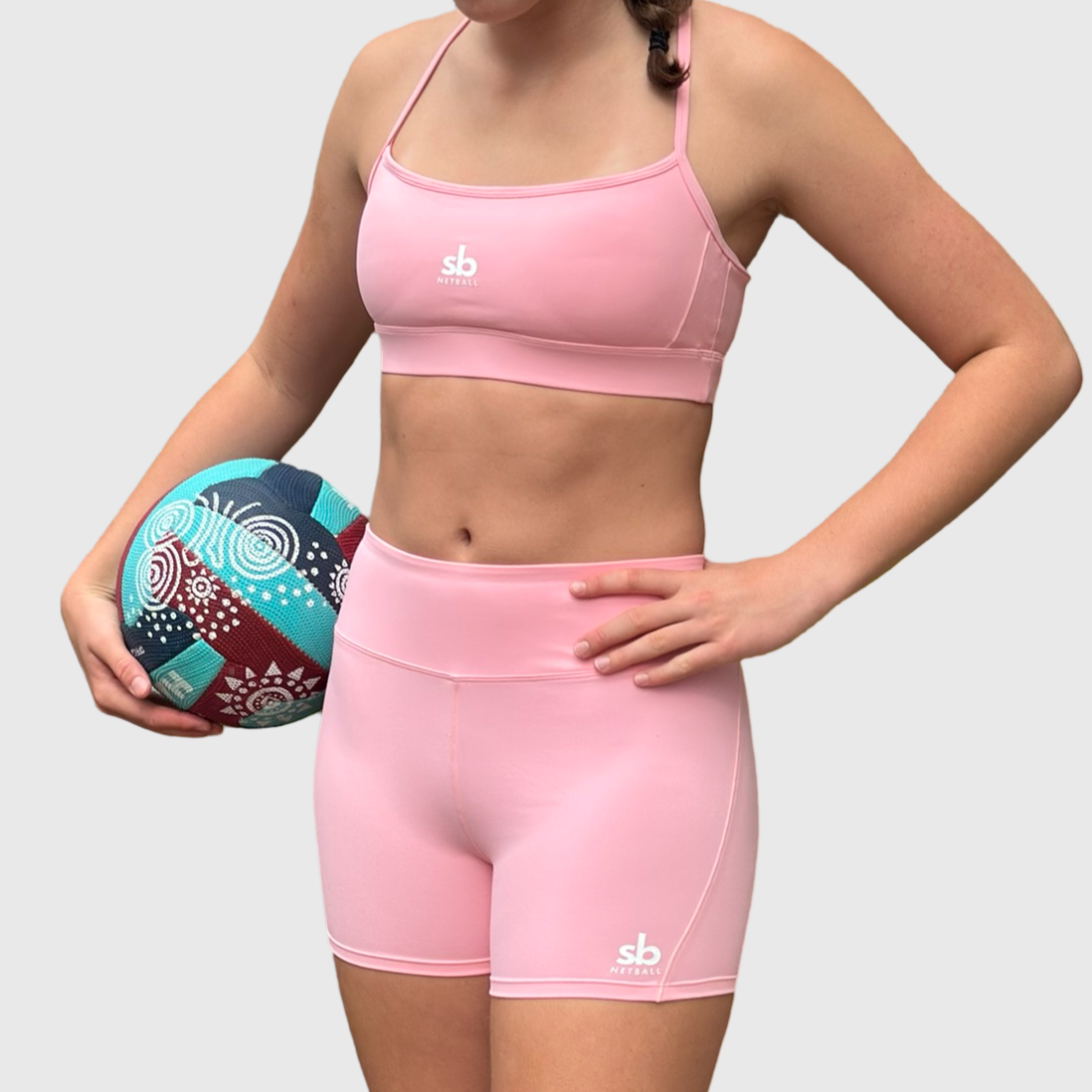Netball Court Spring Pink Set - PINK – SB Netball