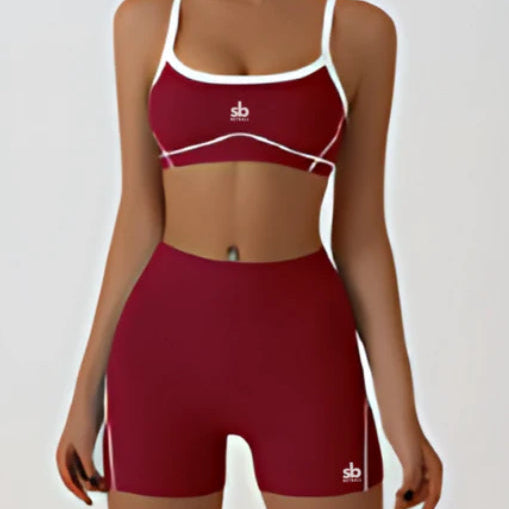Set - LIFESTYLE DEEP RED/WHITE