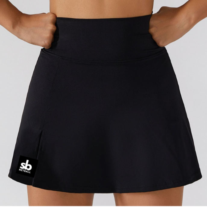 Umpire Skort - FITTED BLACK