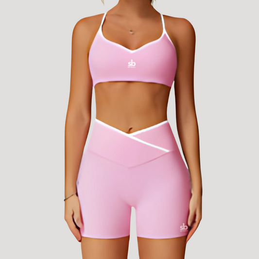 Set - LIFESTYLE PINK/WHITE - V Front