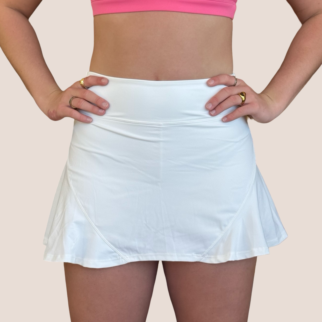 Umpire Skort - Seamed WHITE