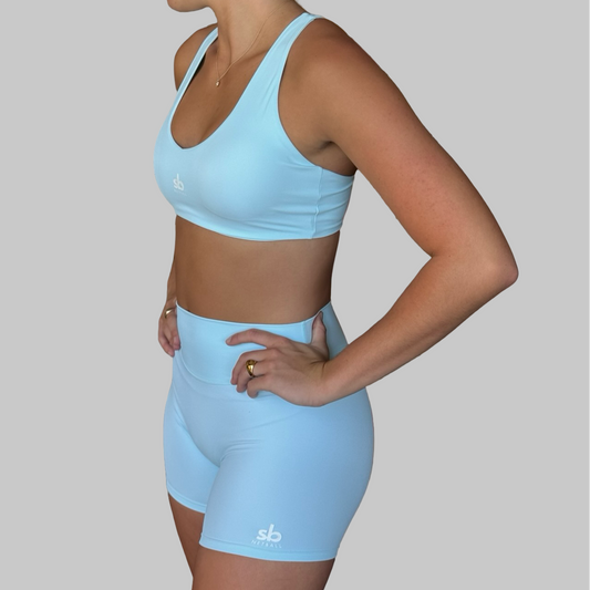 Set - SPORTS - RACER BACK - Light Blue