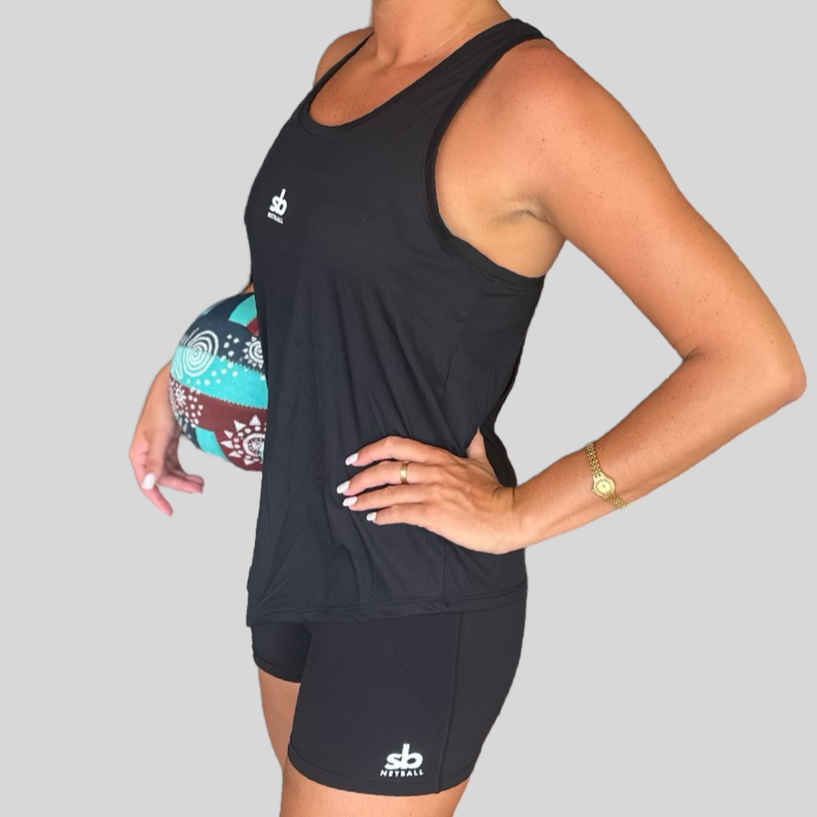 Singlet LOOSE FIT - BLACK