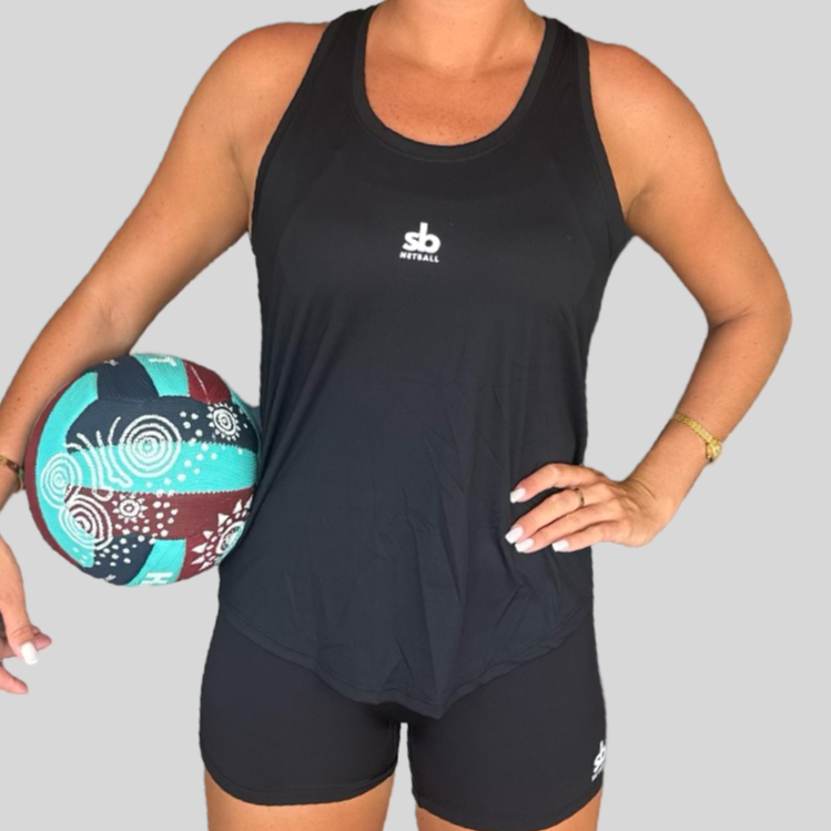 Singlet LOOSE FIT - BLACK