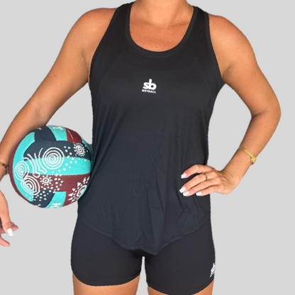 Singlet LOOSE FIT - BLACK