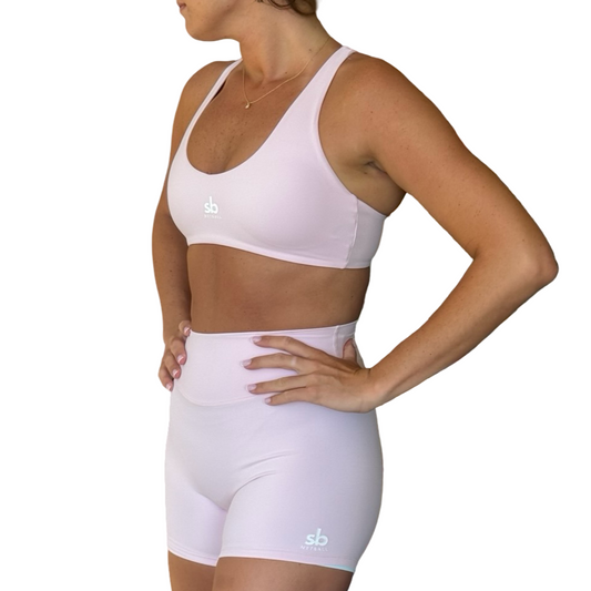 Set - SPORTS - RACER BACK Light Pink