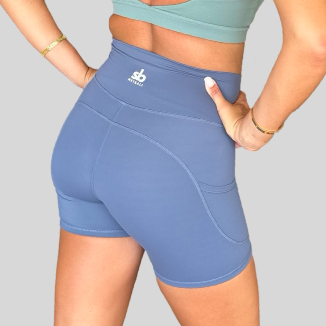 Shorts SIDE POCKETS - BLUE STONE