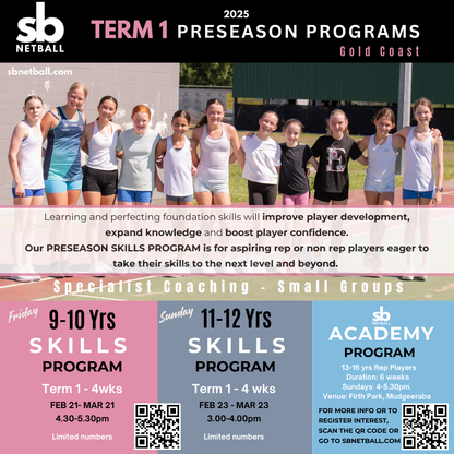 2025 Preseason Skills Program 11-12yrs